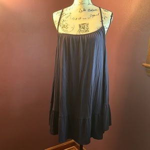 Beautiful Boutique Navy Strappy Cold Shoulder Knit Blouse NWT